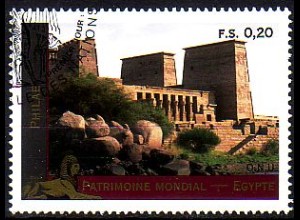 UNO Genf Mi.Nr. 521 Kulturerbe, Abu Simbel und Philae (0,20)