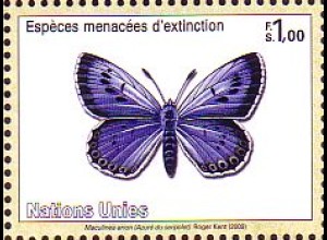 UNO Genf Mi.Nr. 640 Gefährdete Arten, Ameisenbläuling (1,00)