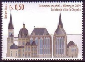 UNO Genf Mi.Nr. 649 UNESCO-Welterbe, Deutschland, Dom Aachen (0,50)