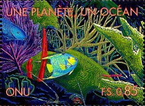 UNO Genf Mi.Nr. 689 1 Planet - 1 Ozean, Fische + Korallen (0,85)