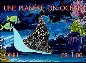 UNO Genf Mi.Nr. 693 1 Planet - 1 Ozean, Fische (1,00)