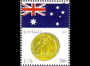 UNO New York Mi.Nr. 1034 Flaggen und Münzen, Australien (39)