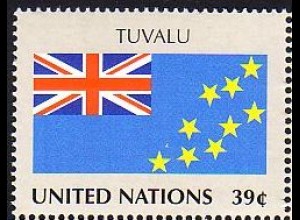 UNO New York Mi.Nr. 1041 Flaggen der Mitgliedsstaaten, Tuvalu (39)