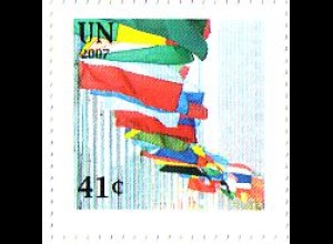 UNO New York Mi.Nr. 1060 Grußmarke, Flaggen der Mitgliedsstaaten (41)