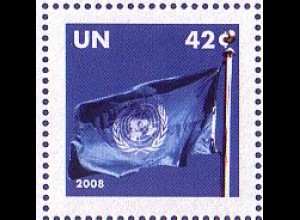 UNO New York Mi.Nr. 1092 Grußmarke, UNO-Flagge (42)