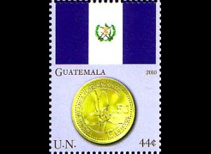 UNO New York Mi.Nr. 1182 Flaggen und Münzen, Guatemala (44)