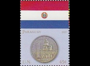 UNO New York Mi.Nr. 1296 Flaggen und Münzen (VI), Paraguay (45)
