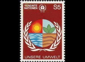 UNO Wien Mi.Nr. 24 Unsere Umwelt, Die 4 Elemente (5)