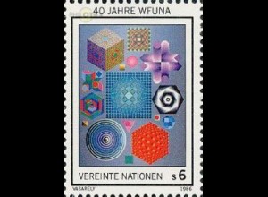 UNO Wien Mi.Nr. 66 Weltverband Ges. der UNO, Victor Vasarely (6)
