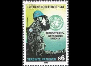 UNO Wien Mi.Nr. 91 Friedensnobelpreis für UNO-Friedenstruppen, Soldat (6)