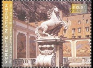 UNO Wien Mi.Nr. 352-Tab Kulturerbe Österreich, Pferdeschwemme Salzburg (51)