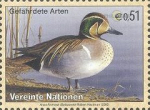 UNO Wien Mi.Nr. 389 Gefährdete Fauna, Gluckente (51)