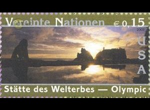 UNO Wien Mi.Nr. 401 Kulturerbe USA, Nationalpark Olympic Mountains (0,15)