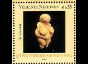 UNO Wien Mi.Nr. 413 Eingeborenenkunst, Venus von Willendorf Österreich (0,55)