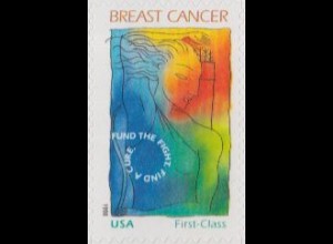 USA Mi.Nr. 2990 Kampf gegen Brustkrebs, skl. (-)