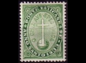 Vatikan Mi.Nr. 17 Heiliges Jahr der Erlösung, Kreuz auf Weltkugel (0,25L+10c)