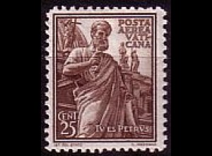 Vatikan Mi.Nr. 59 Flugpostmarken, Statue Petrus (25c)