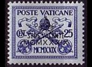 Vatikan Mi.Nr. 76 Sede Vacante Pius XI. - Pius XII., Wappen (25c)