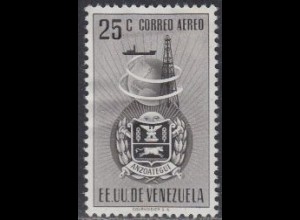 Venezuela Mi.Nr. 724 Anzoátegui-Wappen, Bohrturm, Tanker, Weltkugel (25)