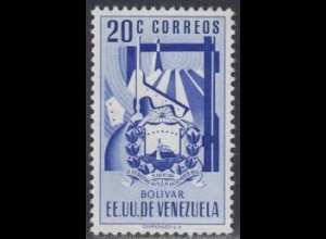 Venezuela Mi.Nr. 759 Bolivar-Wappen, Eisenerz-Gewinnung (20)