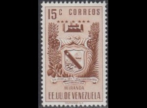 Venezuela Mi.Nr. 790 Miranda-Wappen, Kakao, Zuckerrohr (15)