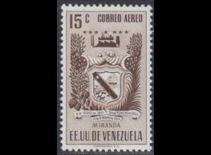Venezuela Mi.Nr. 798 Miranda-Wappen, Kakao, Zuckerrohr (15)