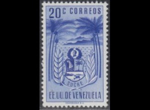 Venezuela Mi.Nr. 807 Sucre-Wappen, Meersalz-Gewinnung, Palmen (20)