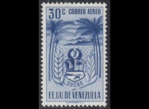 Venezuela Mi.Nr. 815 Sucre-Wappen, Meersalz-Gewinnung, Palmen (30)