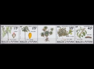 Wallis & Futuna Mi.Nr. Zdr.870-73 (2) Nutzpflanzen 