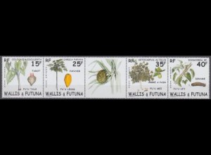 Wallis & Futuna Mi.Nr. Zdr.870-73 (3) Nutzpflanzen 