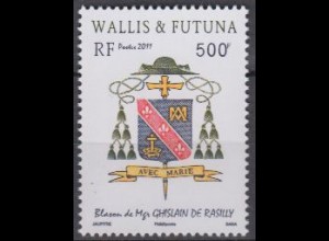 Wallis & Futuna Mi.Nr. 1022 Bischofswappen, Ghislain de Rasilly (500)