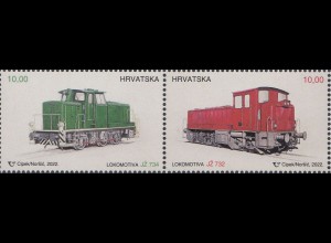 Kroatien Mi.Nr. (noch nicht im Michel) Lokomotiven (Zdr.)