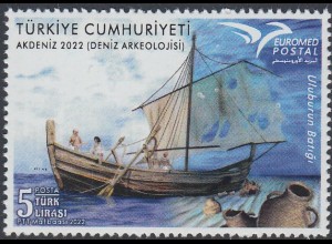 Türkei MiNr. (noch nicht im Michel) Euromed 2022 / Maritime Archäologie