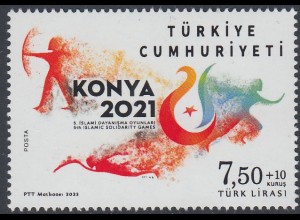 Türkei MiNr. (noch nicht im Michel) Konya 2021 (7,50+10)