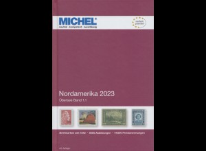 Michel Übersee Katalog Band 1, Teil 1, Nordamerika 2023, 43.Auflage