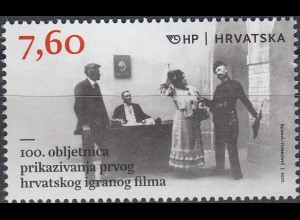 Kroatien MiNr. 1290 Filmszene aus „Brcko in Zagreb“ (7,60)