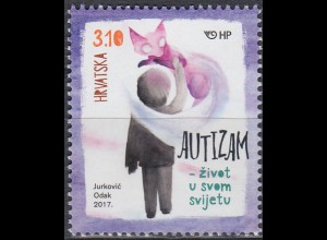 Kroatien MiNr. 1292 Autismus (3,10)