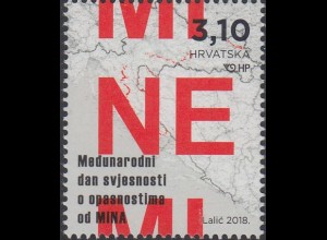Kroatien MiNr. 1311 Internationaler Tag der Minenaufklärung (3,10)
