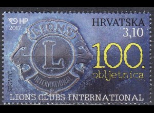 Kroatien MiNr. 1286 Lions Club International (3,10)