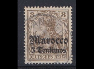 Deutsche Auslandspostämter, Marokko MiNr 34, gestempelt