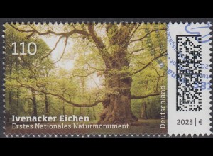 D,Bund Mi.Nr. 3775 Erstes Nationales Naturmonument, Ivenacker Eichen (110)