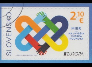 Slowakei MiNr. 991, Europa 2023 / Frieden, skl. (2,10)