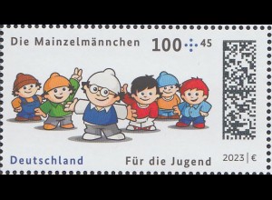 D,Bund Mi.Nr. 3778 Für die Jugend 2023, Mainzelmännchen (100+45)