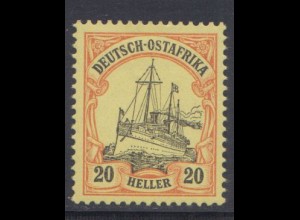Deutsche Kolonien, Dtsch.-Ostafrika MiNr 26, Kaiseryacht "Hohenzollern"