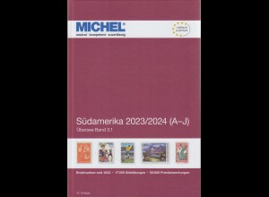 Michel Übersee Katalog Band 3.1 Südamerika 2023/2024 Teil 1 (A-J), 42. Auflage