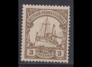 Deutsche Kolonien, Dt.-Südwestafrika MiNr 11, Kaiseryacht "Hohenzollern"