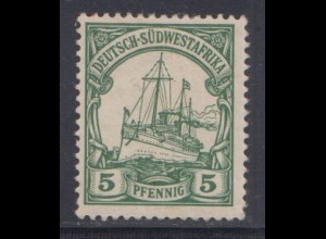 Deutsche Kolonien, Dt.-Südwestafrika MiNr 12, Kaiseryacht "Hohenzollern"