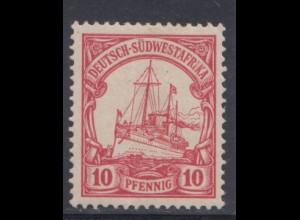 Deutsche Kolonien, Dt.-Südwestafrika MiNr 13, Kaiseryacht "Hohenzollern"