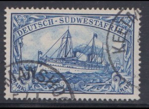 Deutsche Kolonien, Dt.-Südwestafrika MiNr 21, Kaiseryacht "Hohenzollern"