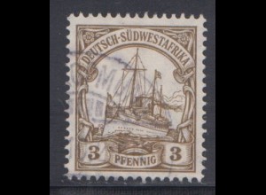 Deutsche Kolonien, Dt.-Südwestafrika MiNr 24 Kaiseryacht "Hohenzollern"